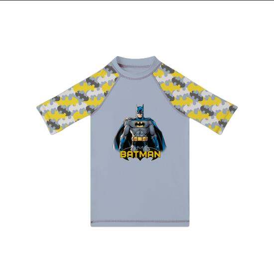 SlipStop Dark Bat T-Shirt Gri Çocuk Tshirt - 1