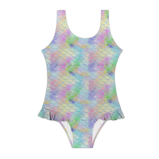 SlipStop Finny Swimsuit Yeşil Çocuk Mayo - 1