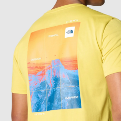 The North Face M FOUNDATION HEATGRAPHIC TEE SARI Erkek Tshirt - 5