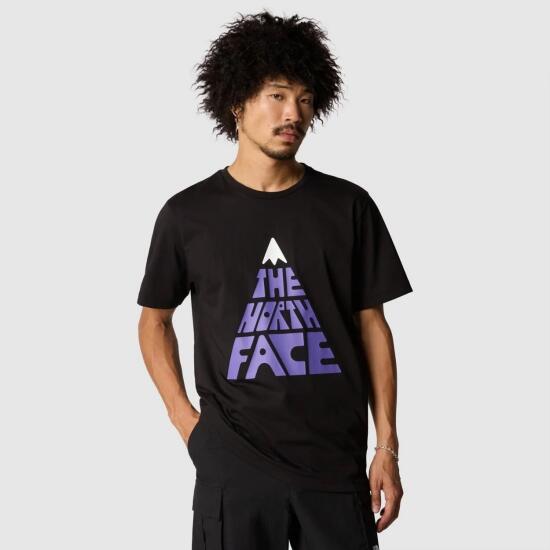 The North Face M MOUNTAIN PLAY S/S TEE SİYAH Erkek Tshirt - 1