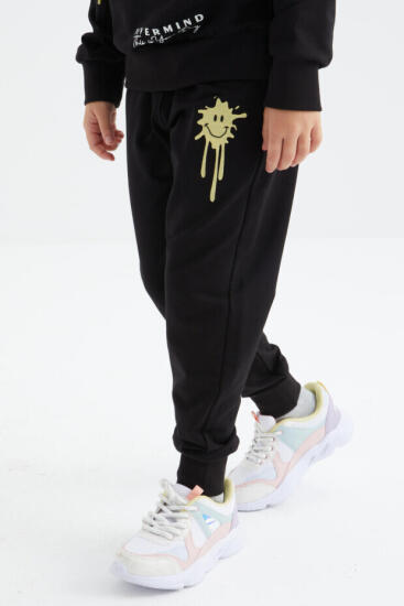 Tommy Life KIZ GARSON OVERSIZE EŞOFMAN TAKIM SWEAT/JOGGER SİYAH Çocuk Eşofman Takımı - 9