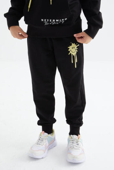 Tommy Life KIZ GARSON OVERSIZE EŞOFMAN TAKIM SWEAT/JOGGER SİYAH Çocuk Eşofman Takımı - 13