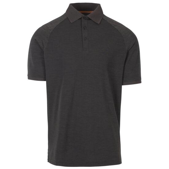 Trespass KELLETH - MALE DLX POLO TOP SİYAH Erkek Polo Tshirt - 1