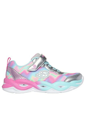 Skechers TWİSTY GLOW - SORBET SWİRL Gri Çocuk Günlük Ayakkabı - 5