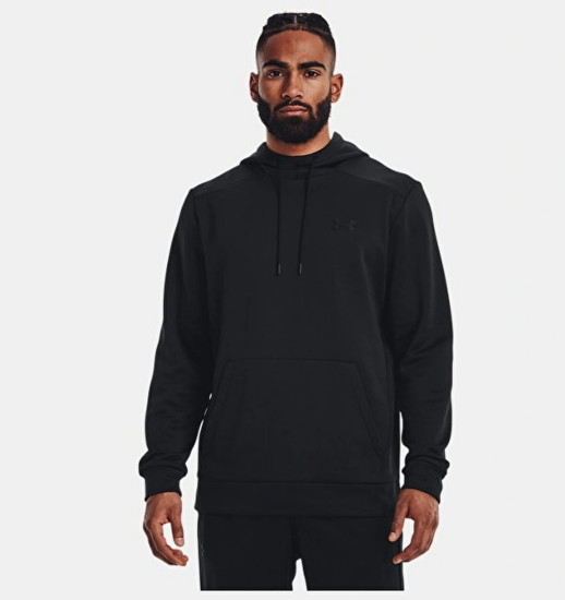 Under Armour UA Armour Fleece Hoodie SİYAH Erkek Sweatshirt - 1