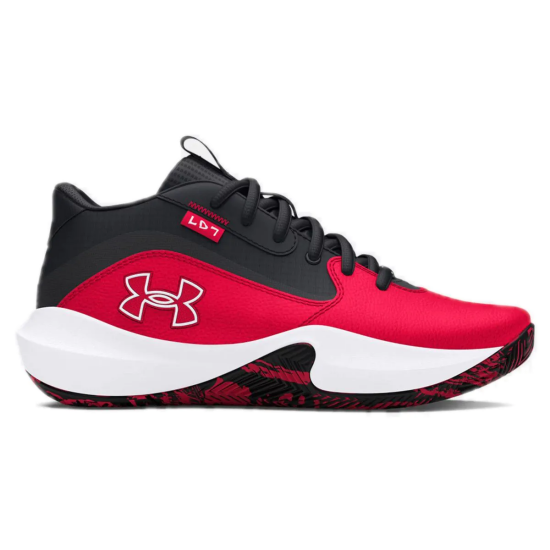 Under Armour UA GS Lockdown 7 KIRMIZI Çocuk Basketbol Ayakkabısı - 6