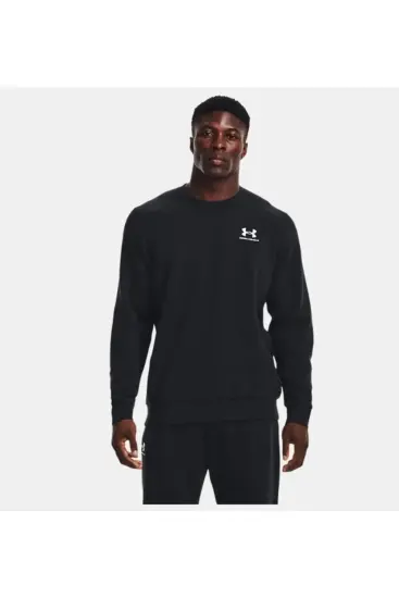 Under Armour UA Icon Fleece Crew SİYAH Erkek Sweatshirt - 1