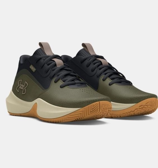 Under Armour UA Lockdown 7 Haki Erkek Basketbol Ayakkabısı - 5