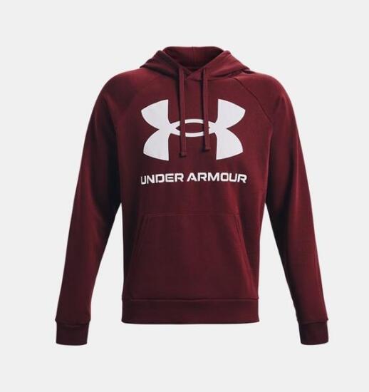 Under Armour UA Rival Fleece Big Logo HD KIRMIZI Erkek Sweatshirt - 4