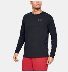 Under Armour UA Sportstyle Left Chest LS SİYAH Erkek Sweatshirt - 1