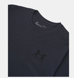 Under Armour UA Sportstyle Left Chest LS SİYAH Erkek Sweatshirt - 4