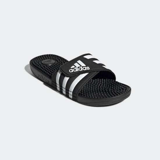 Adidas ADISSAGE Siyah-Beyaz-Siyah Erkek Terlik - 4