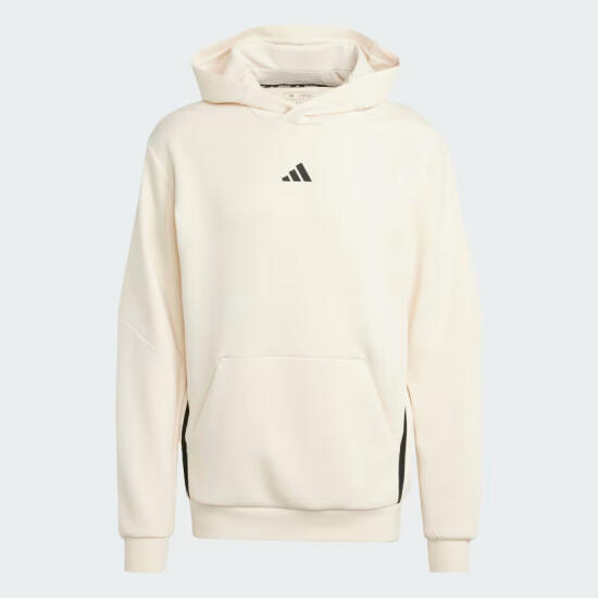 Adidas D4T HOODIE BEYAZ Erkek Sweatshirt - 4