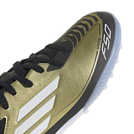 Adidas F50 LEAGUE TF J MESSI SARI Çocuk Krampon - 3