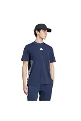 Adidas M FI 3S REG T LACİVERT Erkek Tshirt - 3