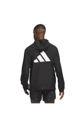 Adidas RUN IT JACKET SİYAH Erkek Eşofman Üstü - 2