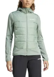 Adidas W MULTI HYB JKT Yeşil Kadın Mont - 3