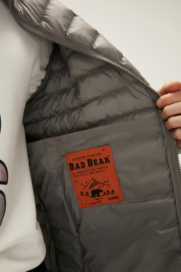 Bad Bear ARCHER PUFFER Gri Erkek Mont - 5