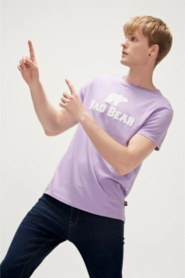 Bad Bear BAD BEAR TEE Mor Erkek Tshirt - 5