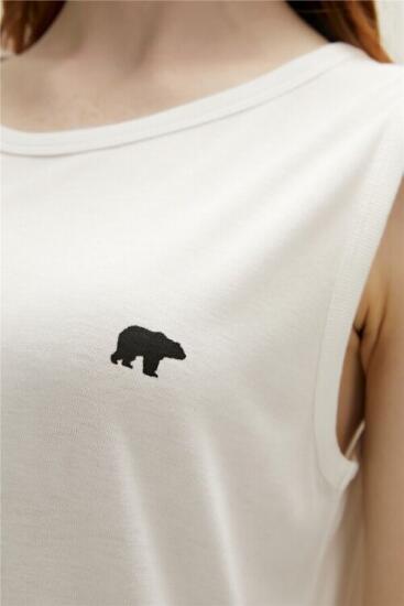 Bad Bear HALLE TANK TOP BEYAZ Kadın Atlet - 4