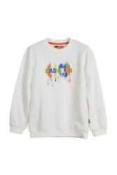 Bad Bear Hued Crewneck Jr BEYAZ Çocuk Sweatshirt - 1