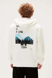 Bad Bear LONG STORY HOODIE BEYAZ Erkek Sweatshirt - 3