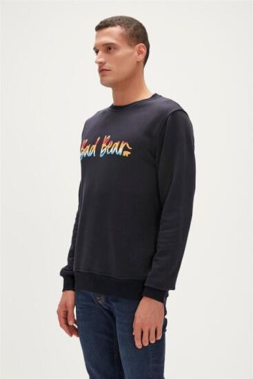 Bad Bear MANUSCRIPT CREWNECK LACİVERT Erkek Sweatshirt - 5