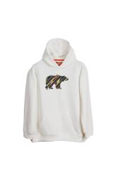 Bad Bear Mono Hoodie Jr BEYAZ Çocuk Sweatshirt - 1