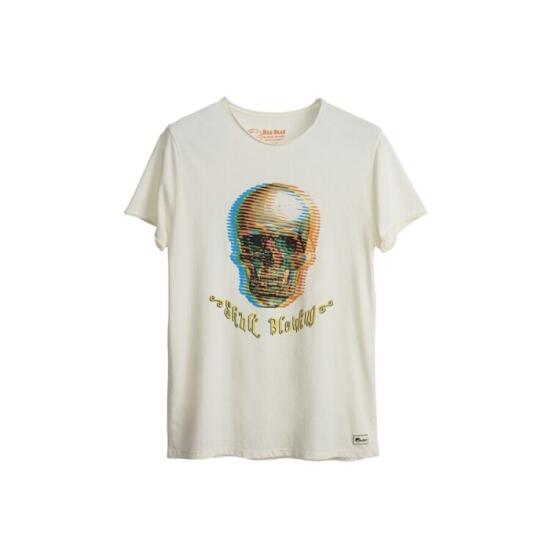 Bad Bear SKULL BLOW TEE EKRU Erkek Tshirt 21.01.07.049-C04 - 5