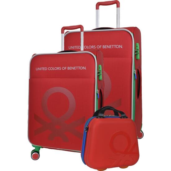 Benetton TROLLEY 50 CM KIRMIZI Unisex Valiz - 2