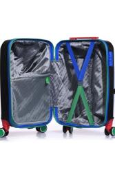 Benetton TROLLEY 50 CM SİYAH Unisex Valiz - 4