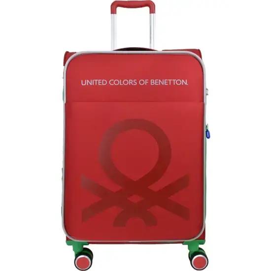 Benetton TROLLEY 60 CM KIRMIZI Unisex Valiz - 1