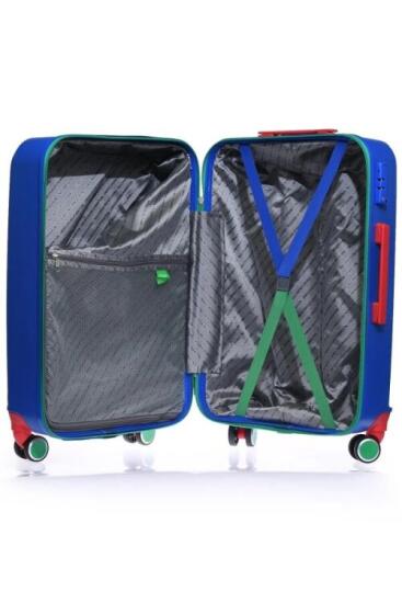 Benetton TROLLEY 60 CM Mavi Unisex Valiz - 4