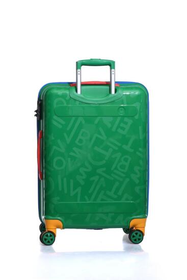 Benetton TROLLEY 60 CM Yeşil Unisex Valiz - 3