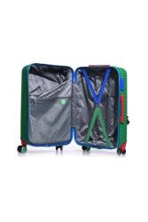 Benetton TROLLEY 60 CM Yeşil Unisex Valiz - 4