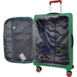 Benetton TROLLEY 60 CM Yeşil Unisex Valiz - 3