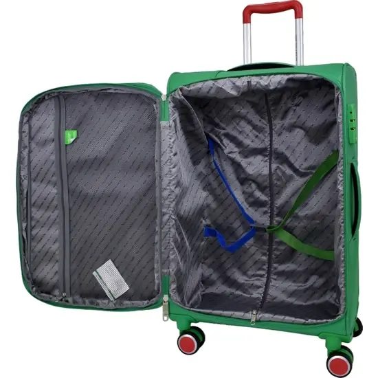 Benetton TROLLEY 70 CM Yeşil Unisex Valiz - 3