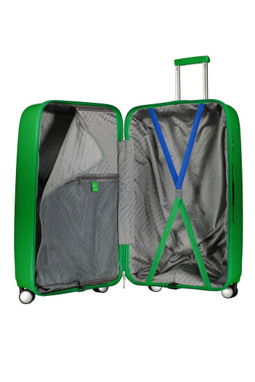 Benetton TROLLEY 70 CM Yeşil Unisex Valiz - 4