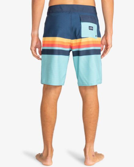 Billabong ALL DAY HTR STRIPES OG Mavi Erkek Mayo - 5