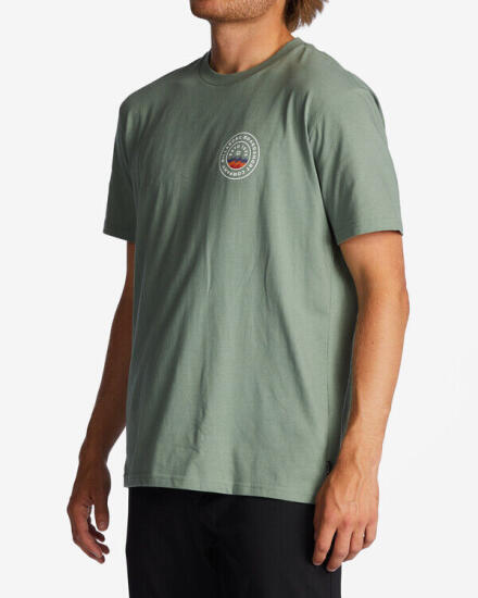 Billabong WALLED SS Yeşil Erkek Tshirt - 4