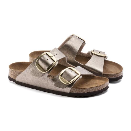 Birkenstock ARIZONA BIG BUCKLE BF GRACEFUL Bej Kadın Terlik - 3