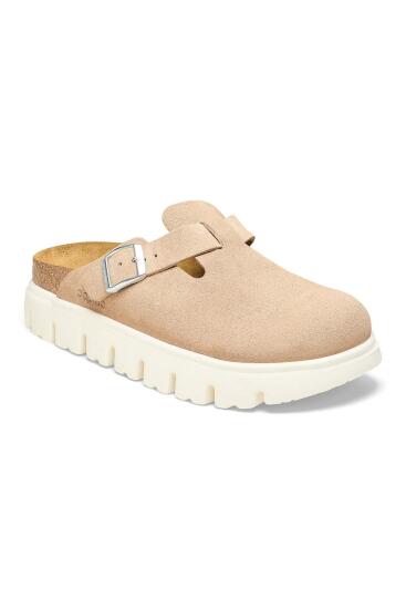 Birkenstock BOSTON CHUNKY VL Bej Kadın Terlik - 1