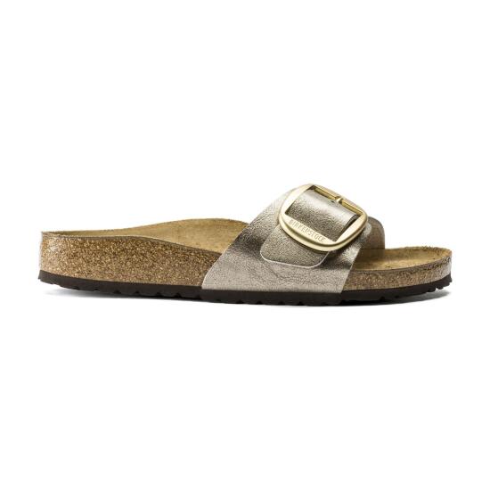 Birkenstock MADRID BIG BUCKLE BF GRACEFUL Bej Kadın Terlik - 5