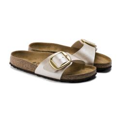 Birkenstock MADRID BIG BUCKLE BF GRACEFUL BEYAZ Kadın Terlik - 4