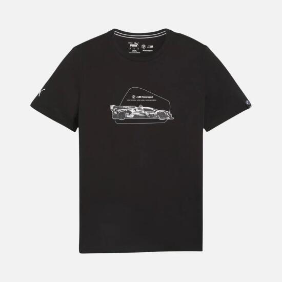 Puma BMW MMS ESS Graphic Tee SİYAH Erkek Tshirt - 3