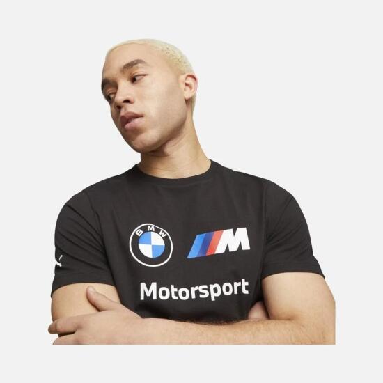 Puma BMW MMS ESS Logo Tee SİYAH Erkek Tshirt - 3