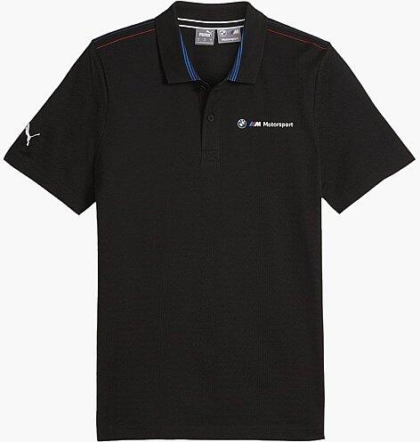 Puma BMW MMS Jacquard Polo SİYAH Erkek Polo Tshirt - 1