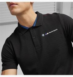 Puma BMW MMS Jacquard Polo SİYAH Erkek Polo Tshirt - 4