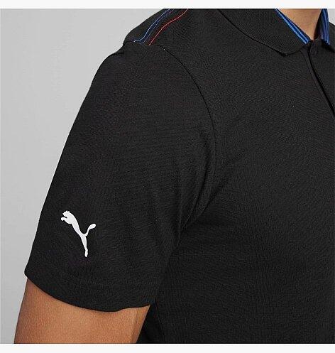 Puma BMW MMS Jacquard Polo SİYAH Erkek Polo Tshirt - 5