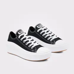 Converse CHUCK TAYLOR ALL STAR MOVE PLATFORM Siyah-Beyaz Kadın Sneaker 570256C-001 - 4